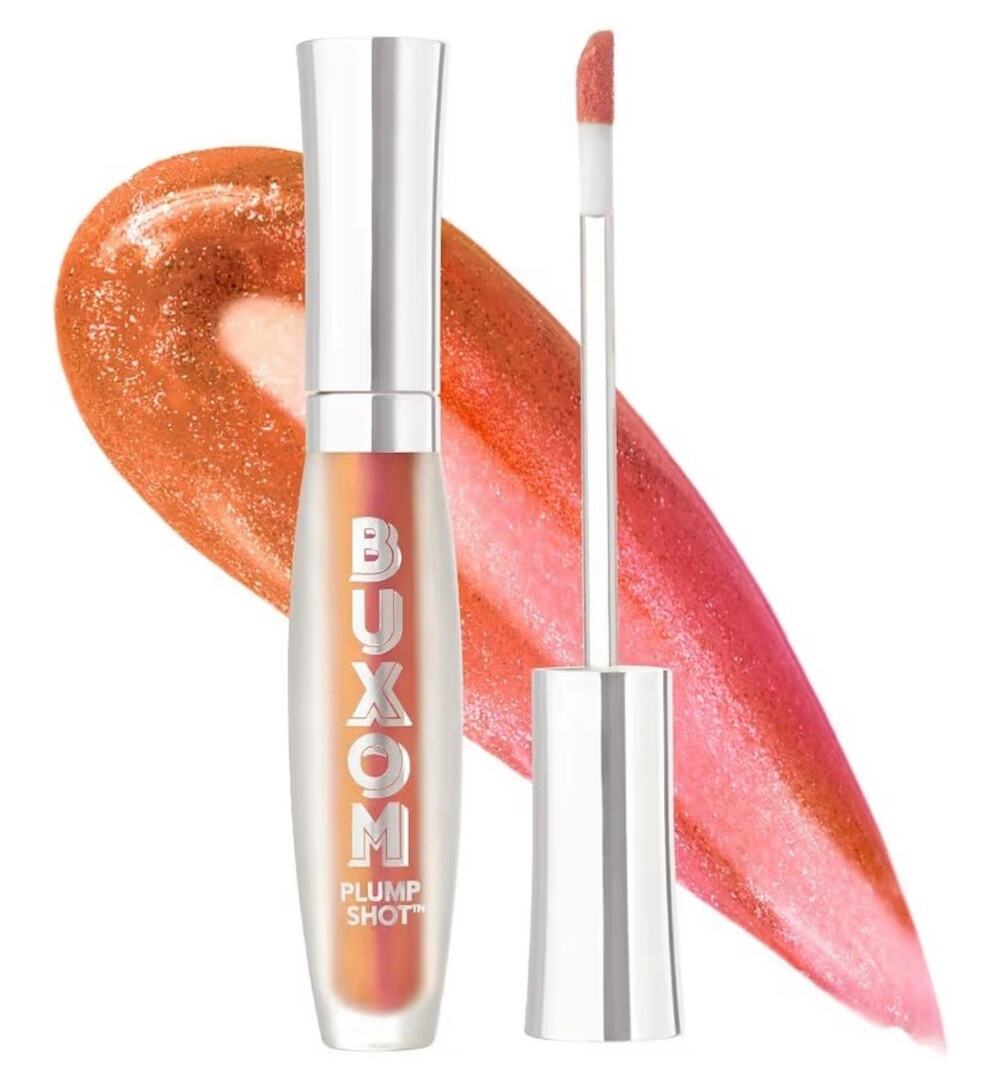 BUXOM Plump Shot Collagen Peptides Advanced Plumping Lip Serum, Starstruck Coral